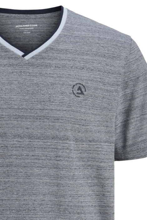 Jack & Jones jcocontrast tee ss v-neck smu